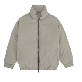Zipper  Hooded Puffer Thick Pockets Coat