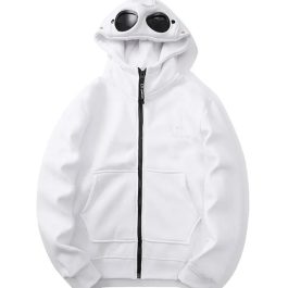 Zipper Hoodie with Round Lens