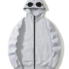 Zipper Hoodie with Round Lens