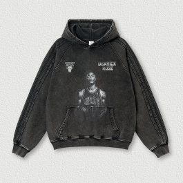 420g 100% Cotton Derrick Rose NBA Hoodie