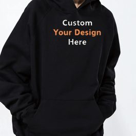 460g Custom Cotton Hoodie Premium Heavyweight Sweatshirt with Personalized Fit