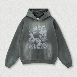 370g Vintage Wash Old Cotton Hoodie