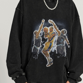 380g Kobe NBA Basketball Printed Cotton Hoodie