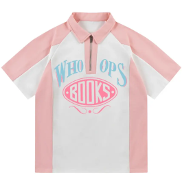 Classic American Zip Polo Shirt