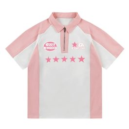 American Style Star Zip Polo Shirt