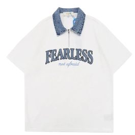 American Style Fearless Zip Polo Shirt