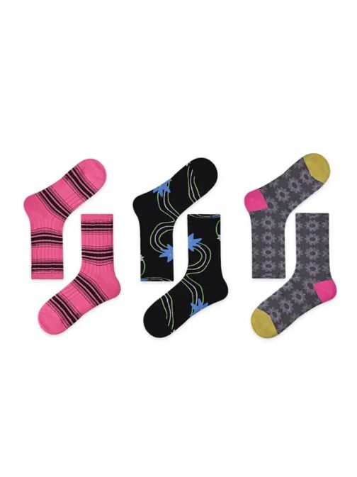 3 PCS Rainbow Mid-tube Socks - Image 7