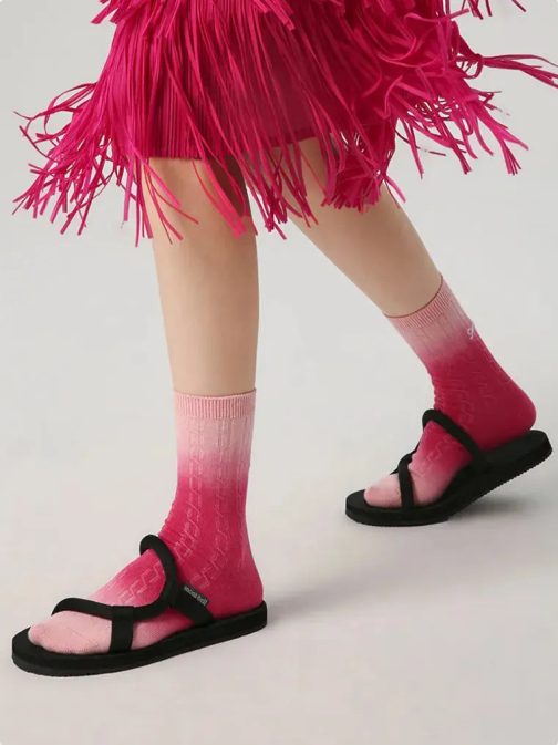 3 PCS Rainbow Mid-tube Socks - Image 8