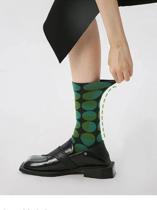 3 PCS Happy Planet Mid-tube Socks - Image 4