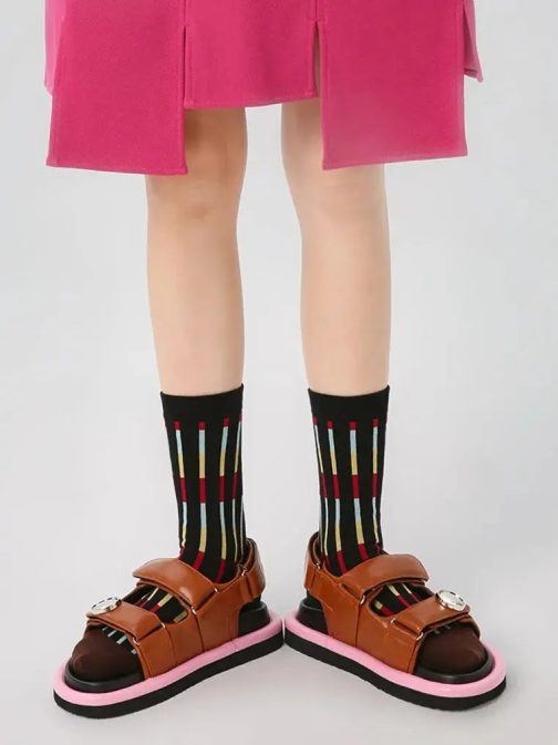 3 PCS Happy Planet Mid-tube Socks - Image 6