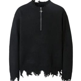Hem Failure Half-zip Sweater Men