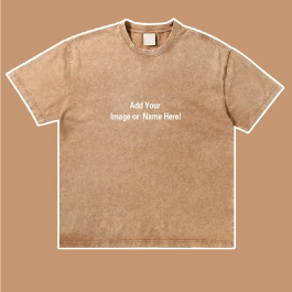 Custom Washed Vintage Cotton T-Shirt