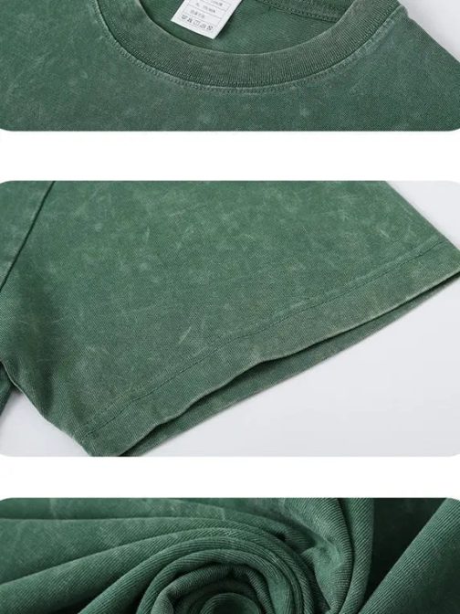 230g Vintage T-shirts with Custom Embroidery - Image 5