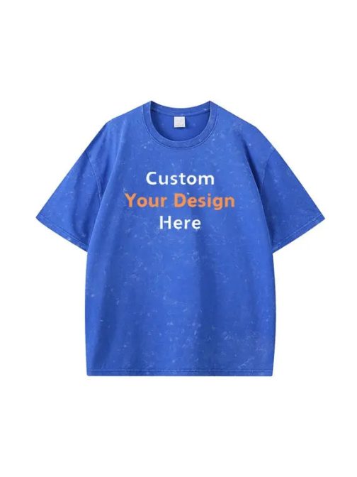 230g Vintage T-shirts with Custom Embroidery - Image 11
