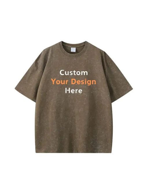 230g Vintage T-shirts with Custom Embroidery - Image 6