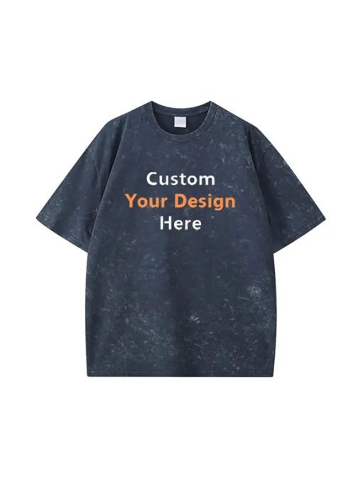 230g Vintage T-shirts with Custom Embroidery - Image 8