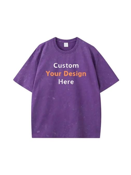 230g Vintage T-shirts with Custom Embroidery - Image 13