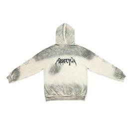 Retro Gothic Letter Zip-up Hoodie