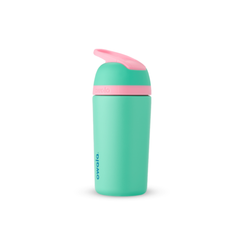 Owala Kids' Stainless Steel Flip™ Teal + Pink